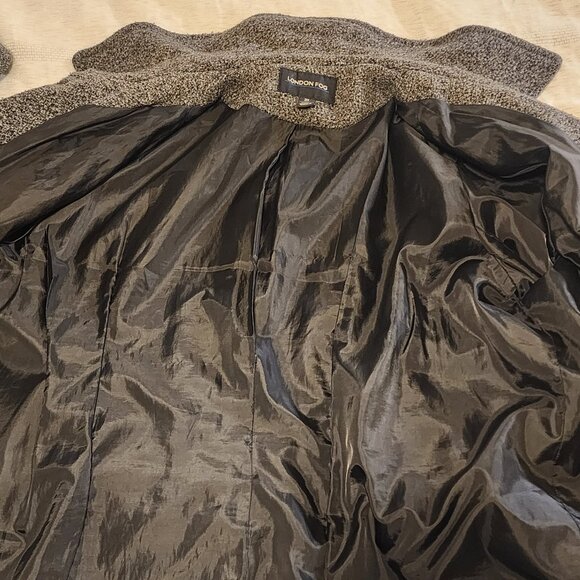 LONDON FOG Women's Wool Blend Gray Coat - Size 3X - Picture 3 of 7